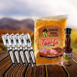 KIT 5 AMOLADORES + 1 MOLHO E 1 FAROFA DE BRINDE