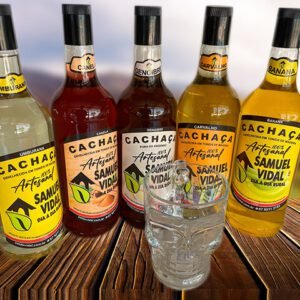 KIT 5 CACHAÇA + 1 COPO CAVEIRAO DE BRINDE