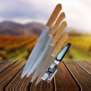 KIT 4 FACAS DO VIDAL E UM AMOLADOR DE BRINDE